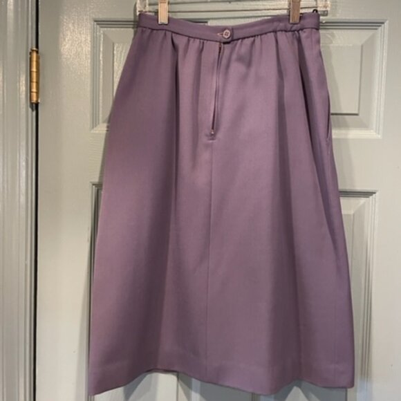 Devon Hall Petites 2 piece purple skirt suit, 10, exc. condition - Picture 5 of 5